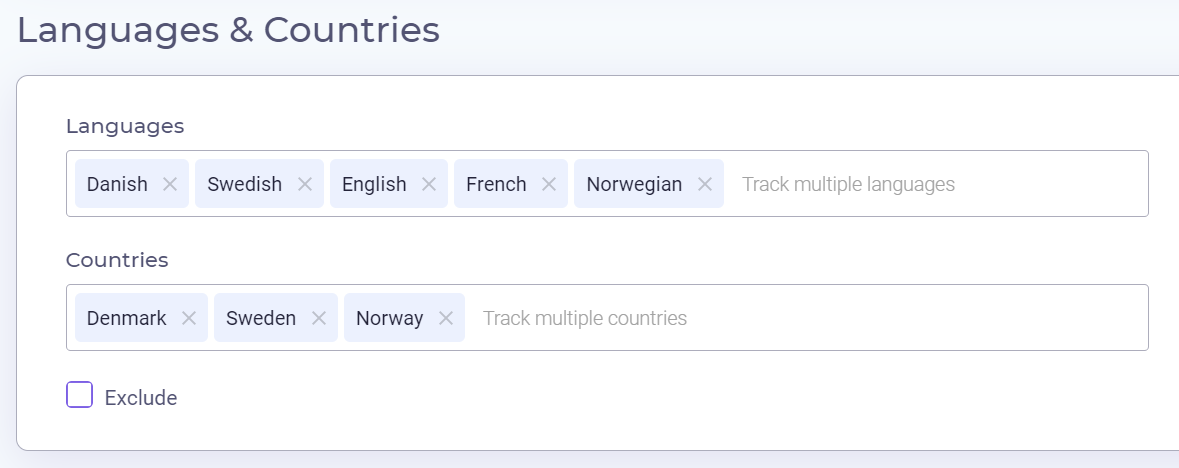 language and countries settings brandmentions