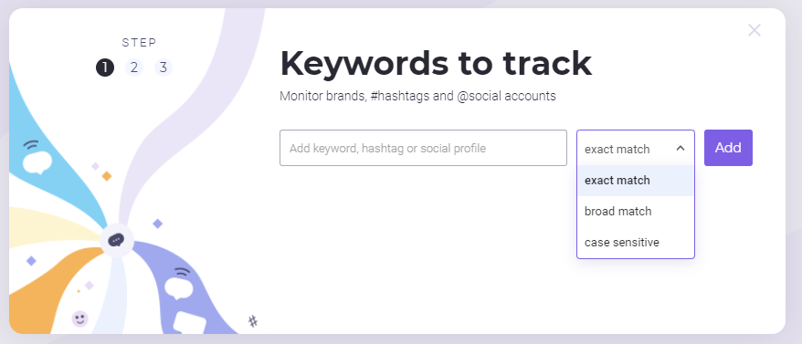 track keyword using BrandMentions