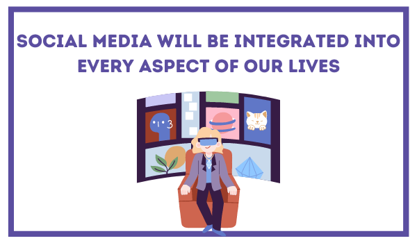 Social media will be integrated into every aspect of our lives