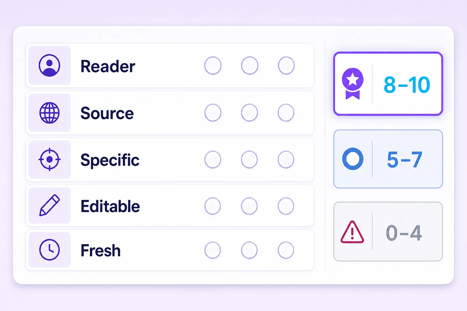 Mention reclamation scorecard ranking unlinked brand mentions for outreach priority.