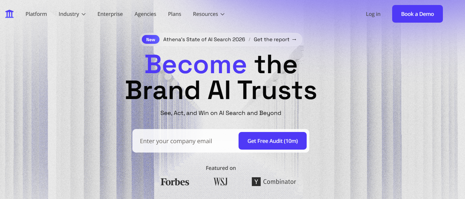 Screenshot of AthenaHQ